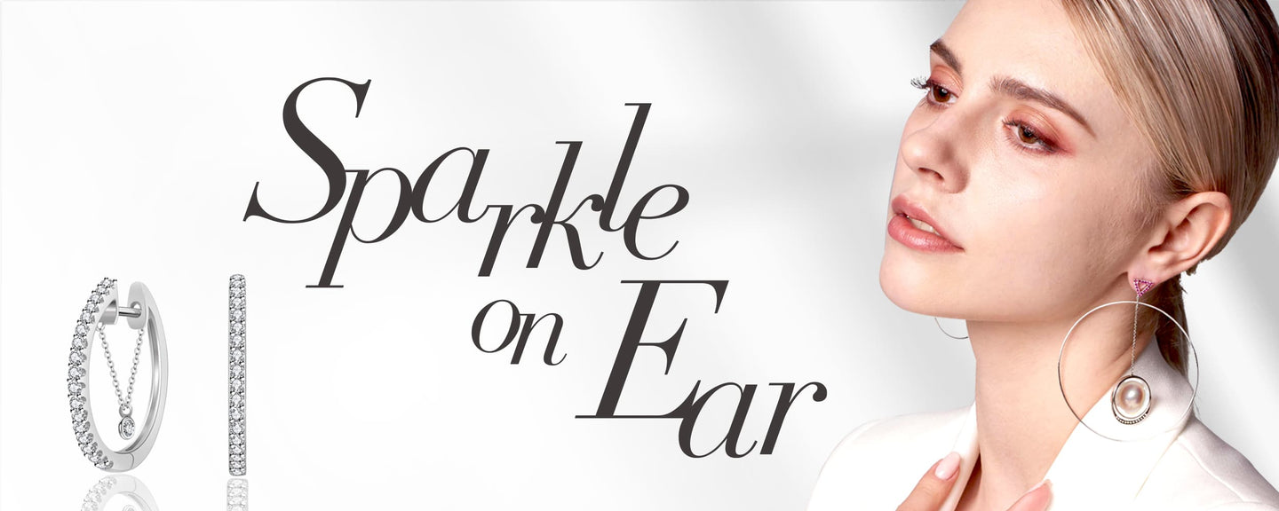 Sparkle on Ear-Earrings