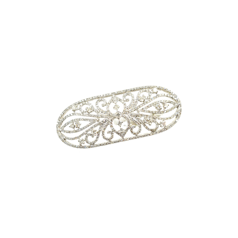 【CROSS FINGER RING】Diamond Ring 18K Gold