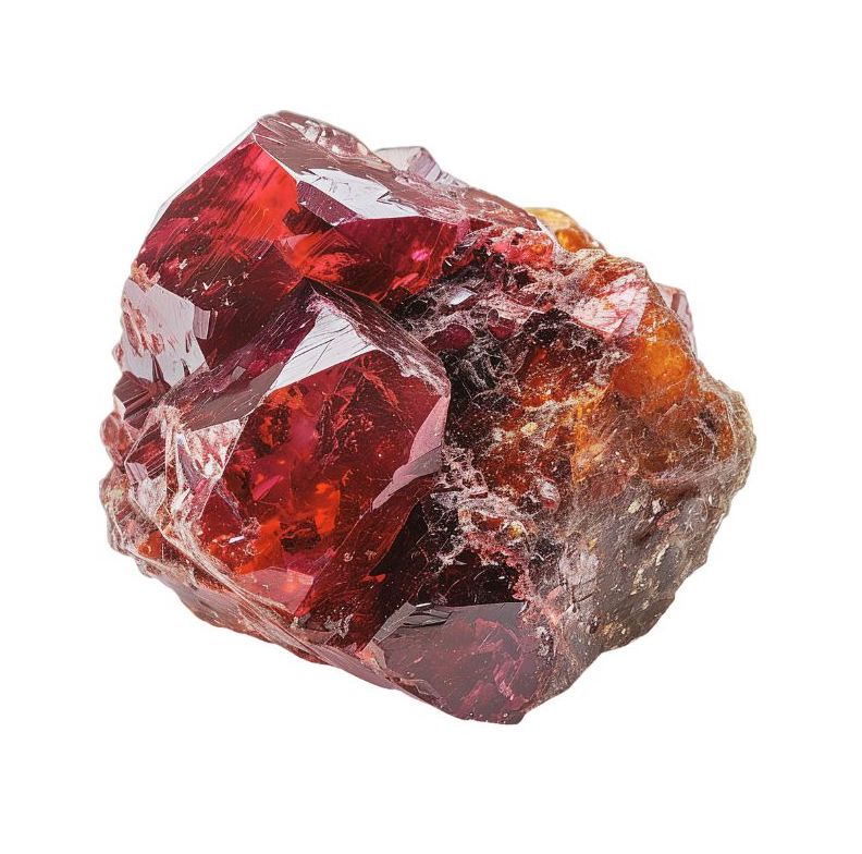 【TO ME, FROM ME.】Garnet Chain Ring 18K Gold Jan. Birthstone