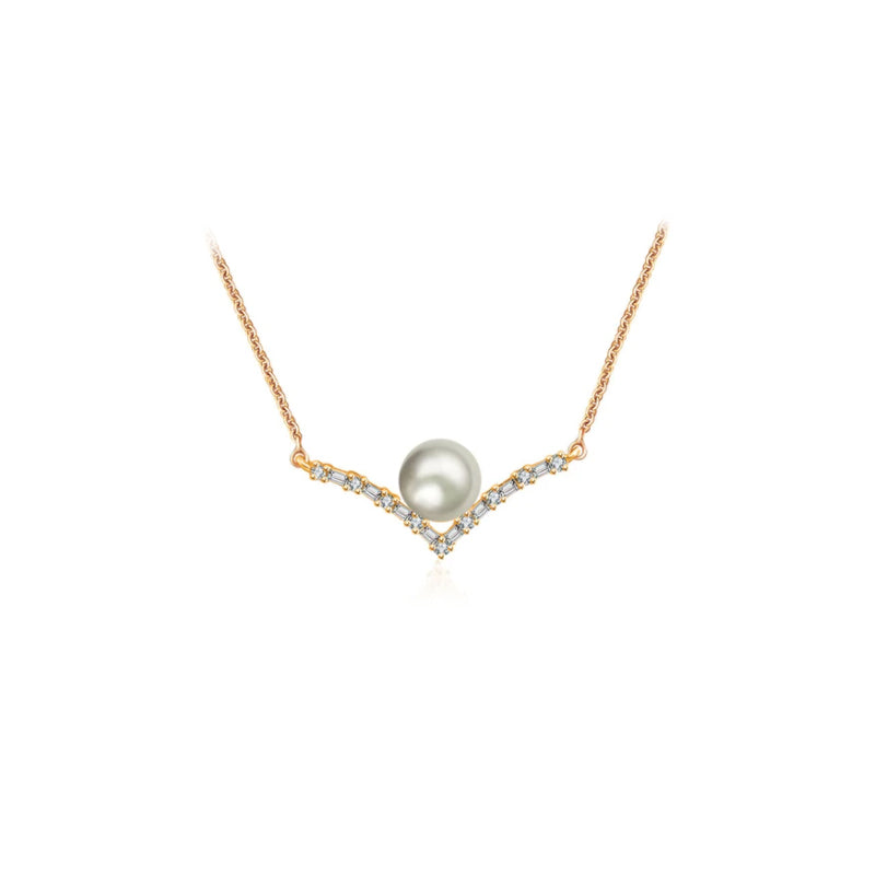 【BUBBLE TEA】Venus Pearl Necklace 18K Gold