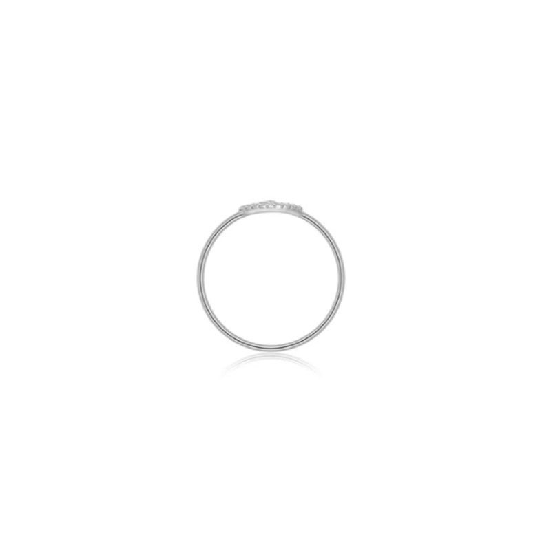 ・【LOVELY EYE LASHES】Winky Eye Diamond Ring 18K Gold