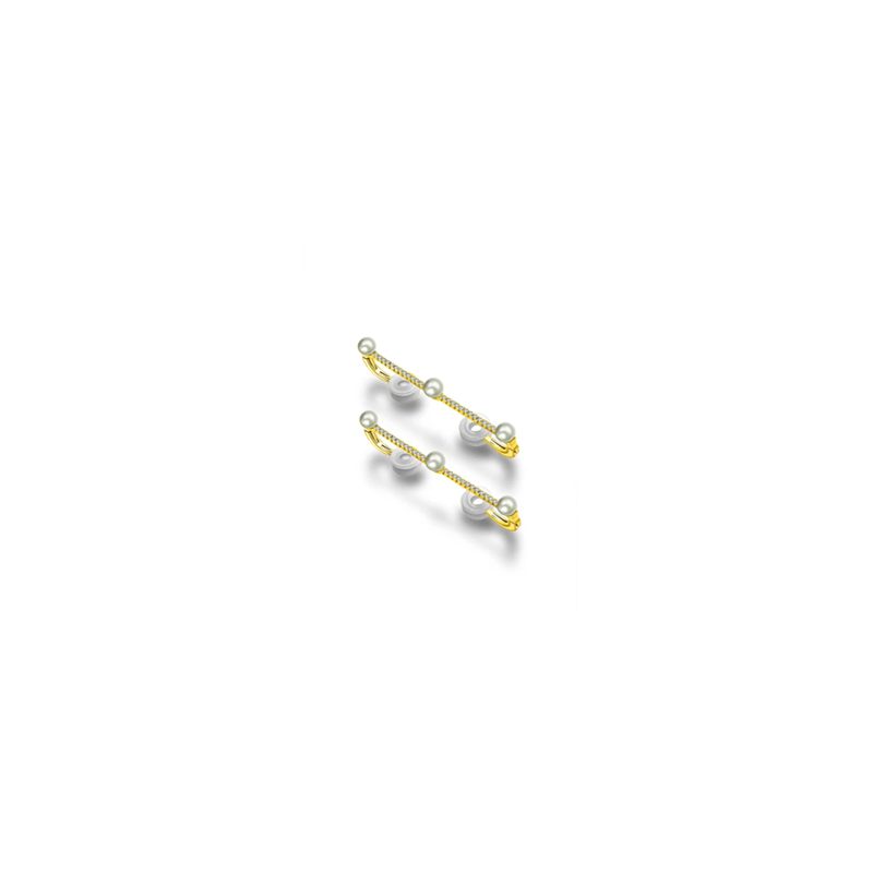 ·【BUBBLE TEA】Fashion's Nite Out  Ear Cuff 18K Gold (SINGLE)