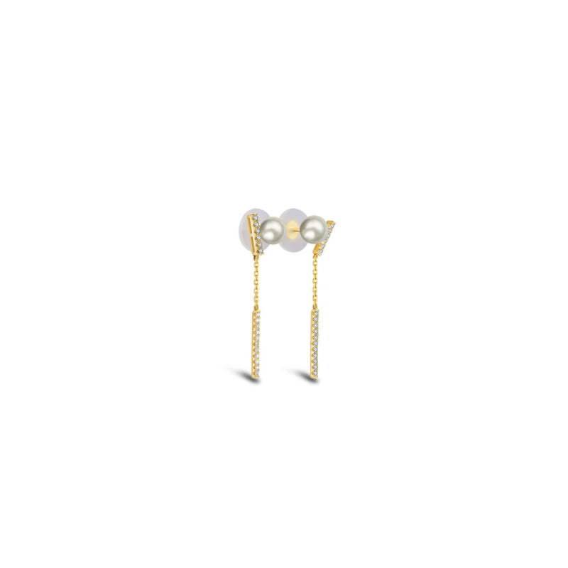 【BUBBLE TEA】GiGi Pearl Earring 18K Gold