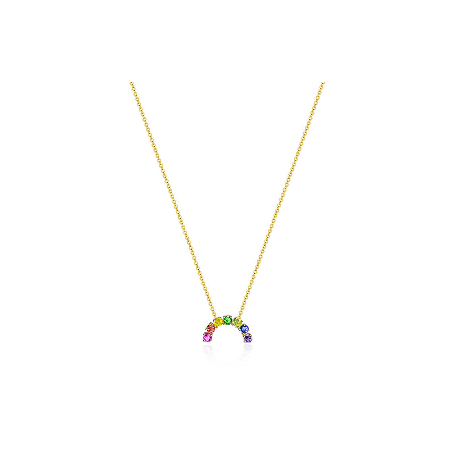 【Rainbow 52】Colour Sapphire Necklace