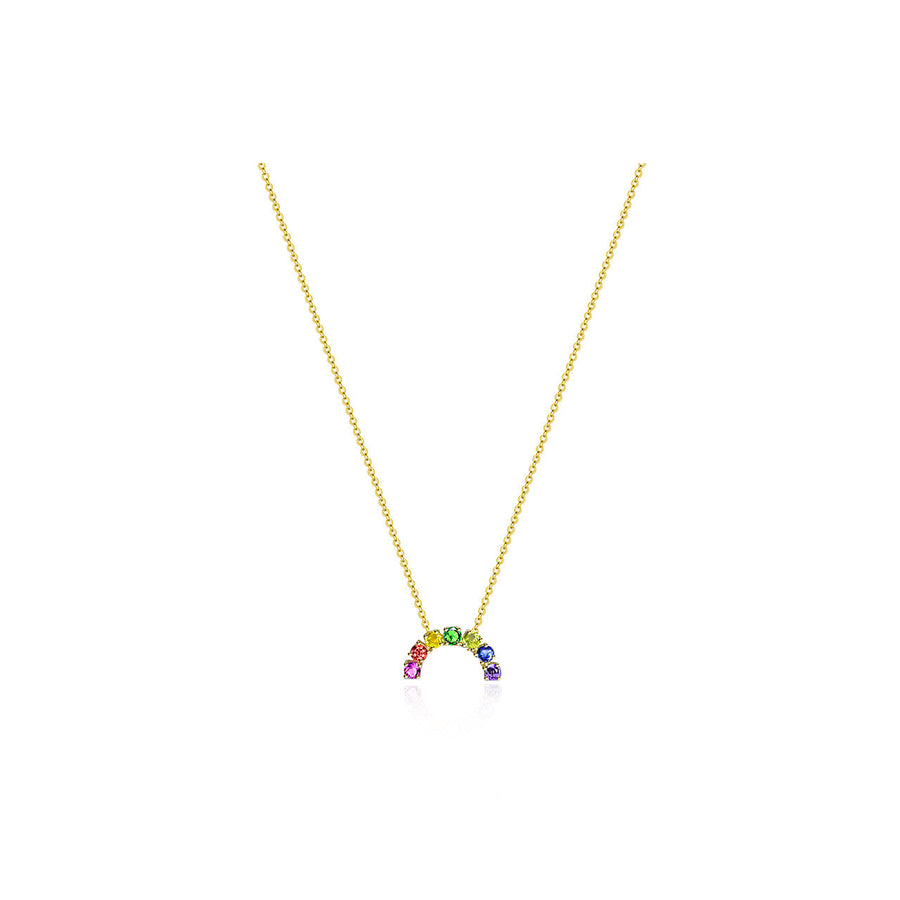 ·【Rainbow 52】Colour Sapphire Necklace 14K
