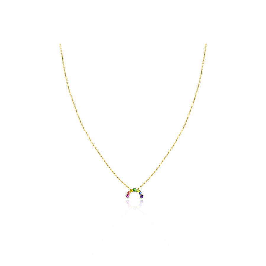 【Rainbow 52】Colour Sapphire Necklace