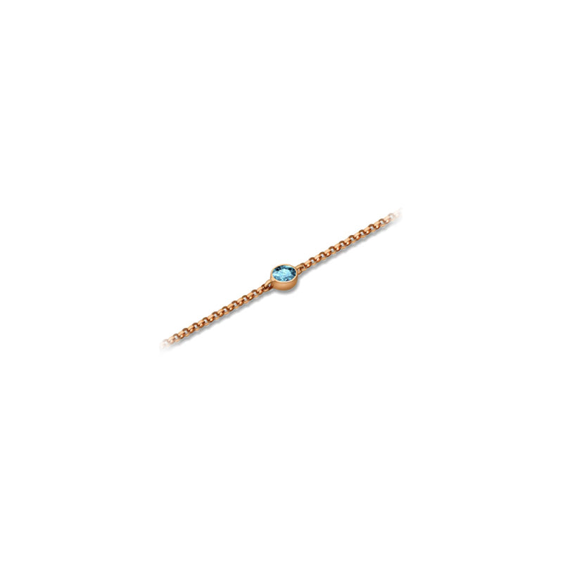 【TO ME, FROM ME.】Topaz Bracelet 18K Gold Dec. Birthstone