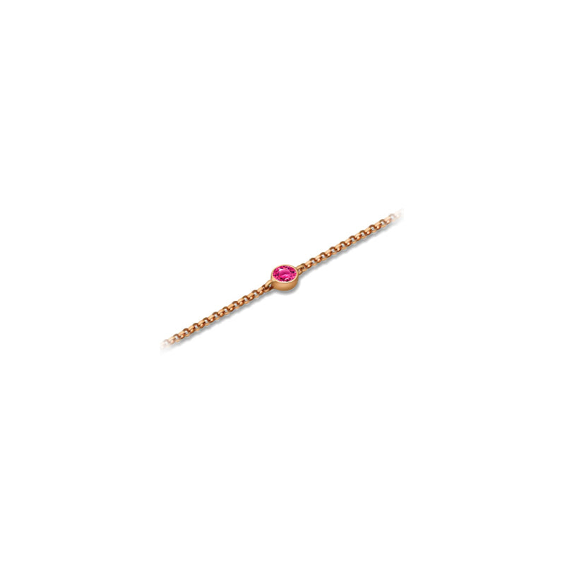 【TO ME, FROM ME】Tourmaline Bracelet 18K Gold Oct. Birthstone