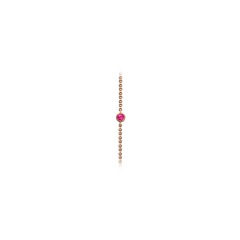 【TO ME, FROM ME】Tourmaline Bracelet 18K Gold Oct. Birthstone