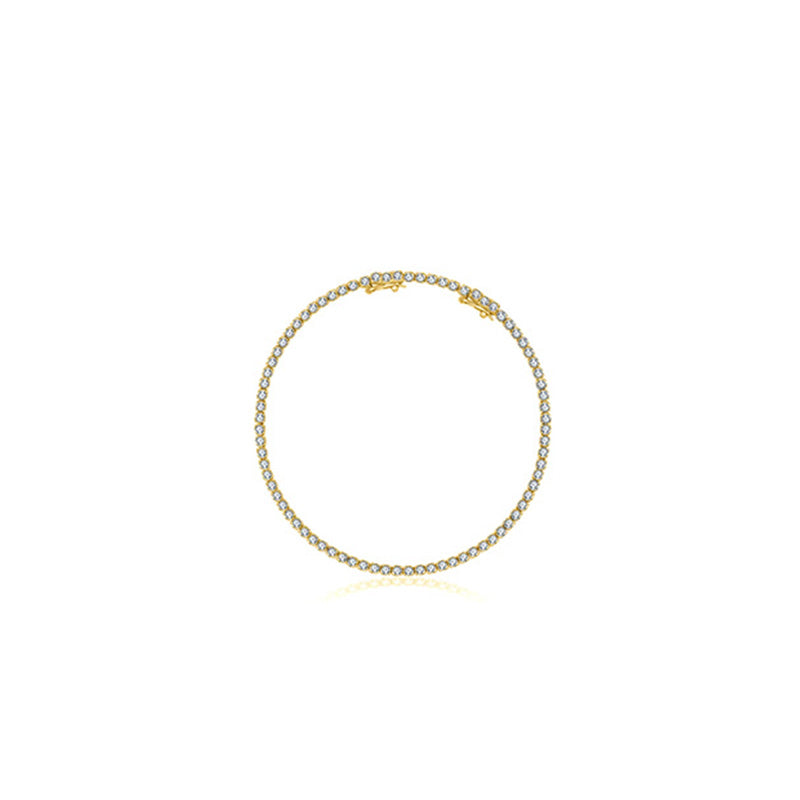 【BEEN THERE】Diamond Bracelet Thin Tennis 18K Gold