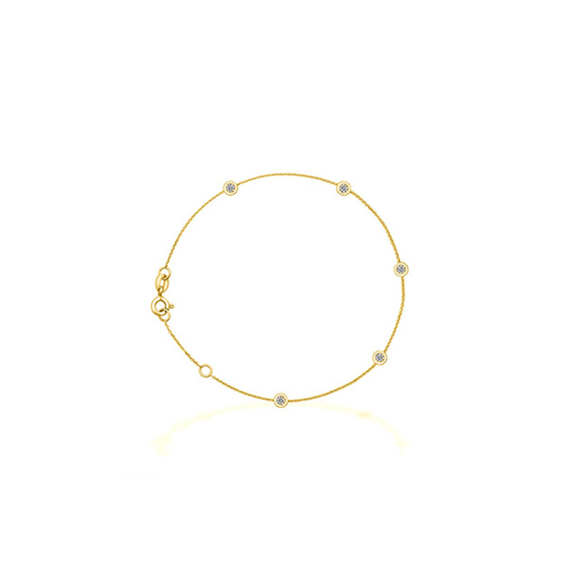 【BEEN THERE】Diamond Bracelet 18K Gold