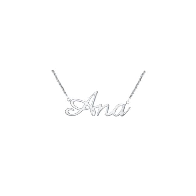 【Bespoke】Personalized Diamond Name Necklace 14K, 18K Solid Gold