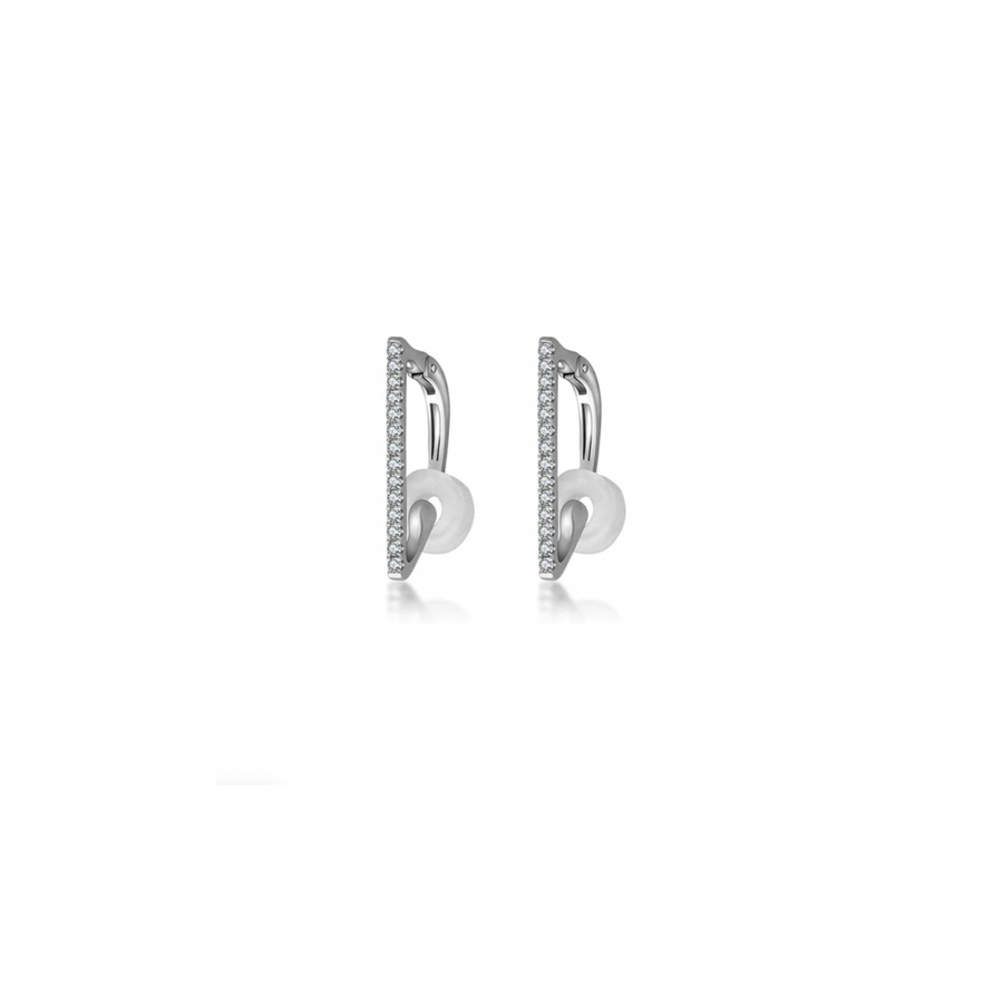 【EARCUFF】Liv Vertical Diamond Ear Cuff 18K Gold