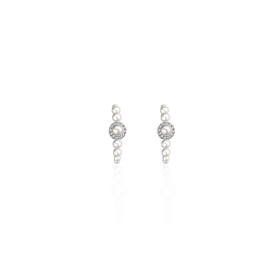 ·【BEEN THERE】Iceland Spring Pearl Diamond Earring 18K Gold