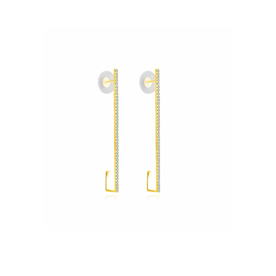 【Been There】鑽石耳夾 Diamond Ear Cuff 18K Gold