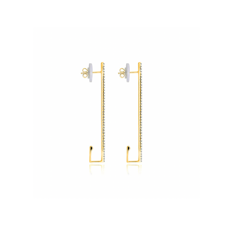 【Been There】鑽石耳夾 Diamond Ear Cuff 18K Gold