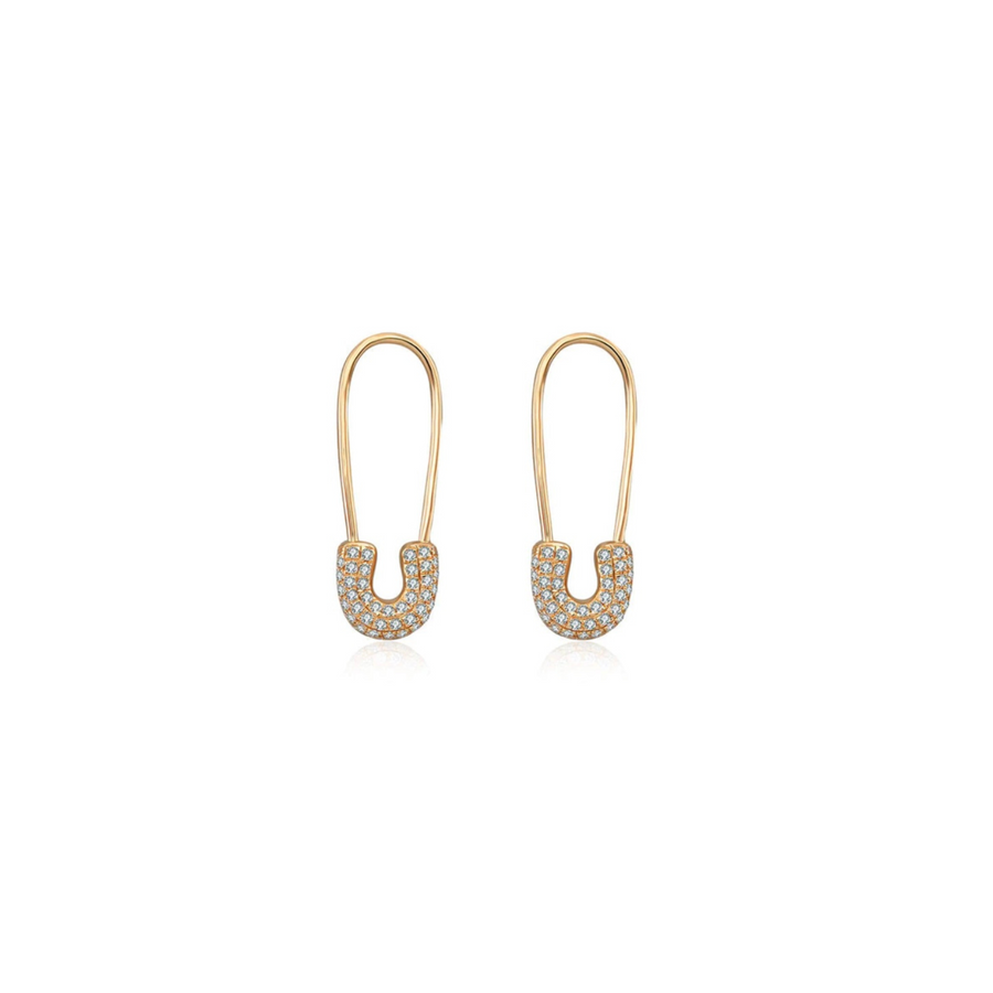 【BEEN THERE】Diamond Pin Earring 18K Gold