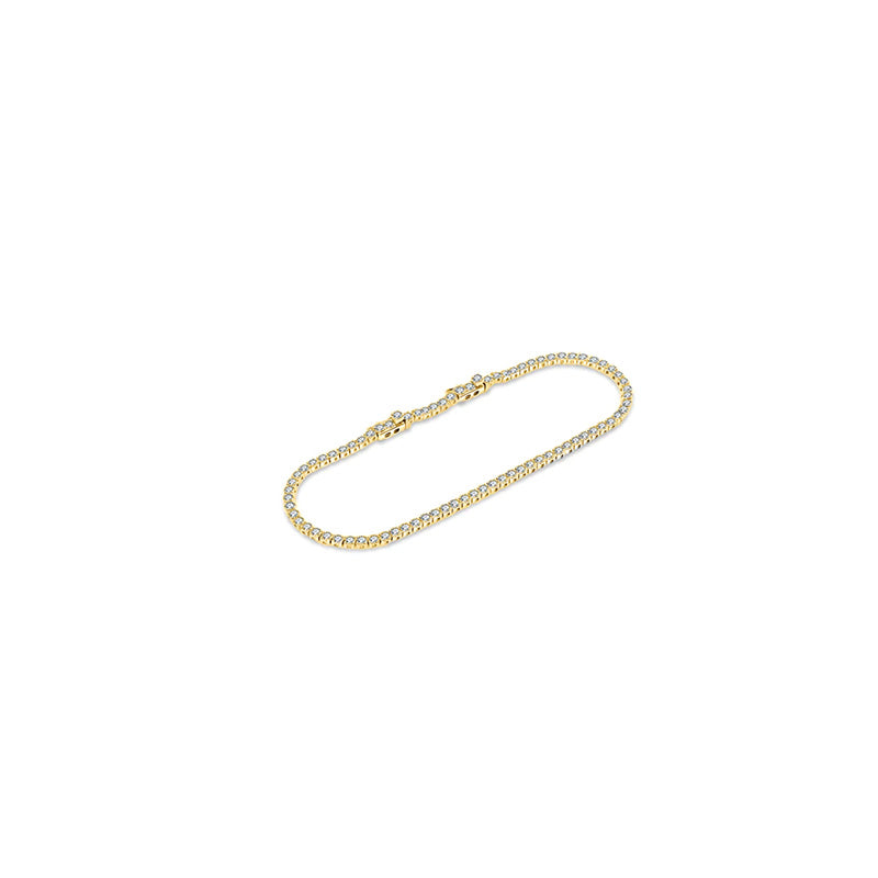 【BEEN THERE】Diamond Bracelet Thin Tennis 18K Gold