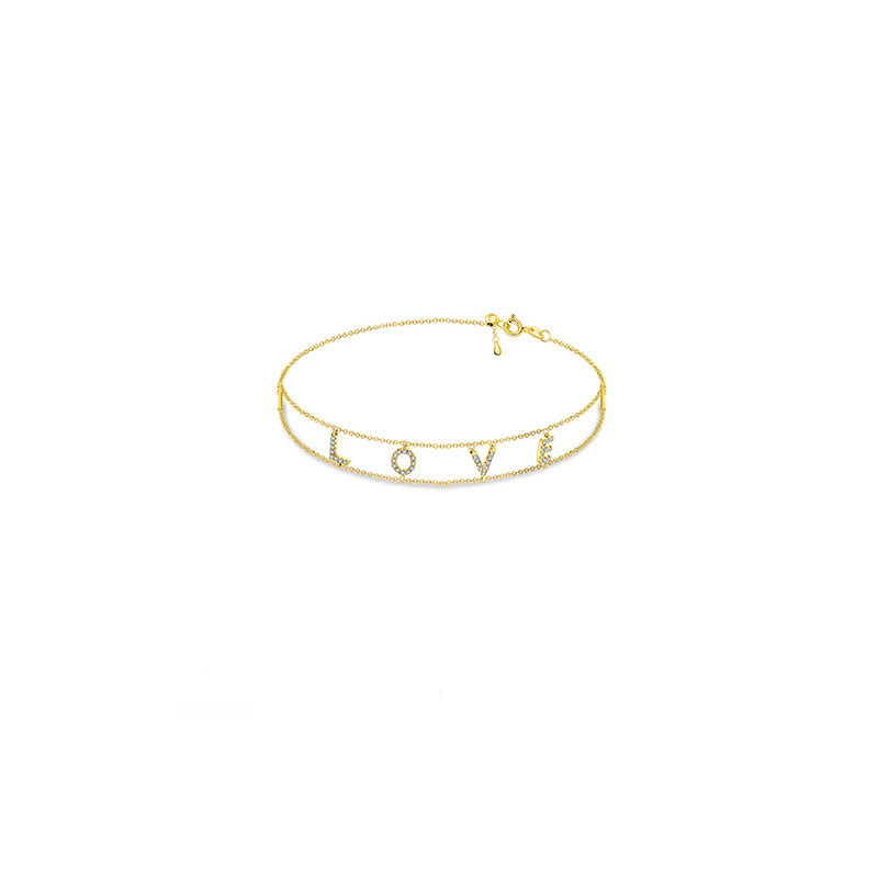 【BEEN THERE】 Diamond Bracelet LOVE 18K Gold