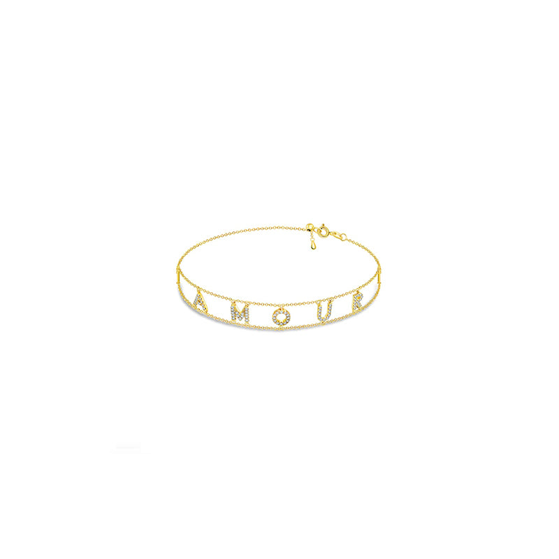 【BEEN THERE】Diamond Bracelet AMOUR 18K Gold