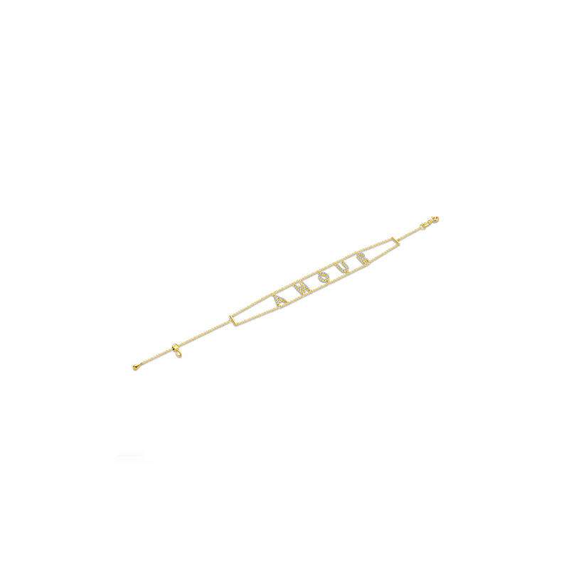 【BEEN THERE】Diamond Bracelet AMOUR 18K Gold