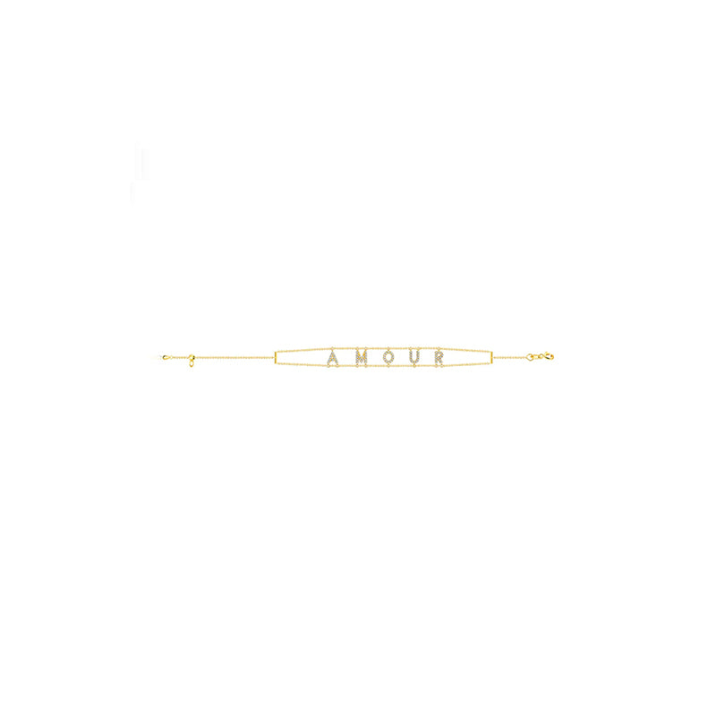 【BEEN THERE】Diamond Bracelet AMOUR 18K Gold