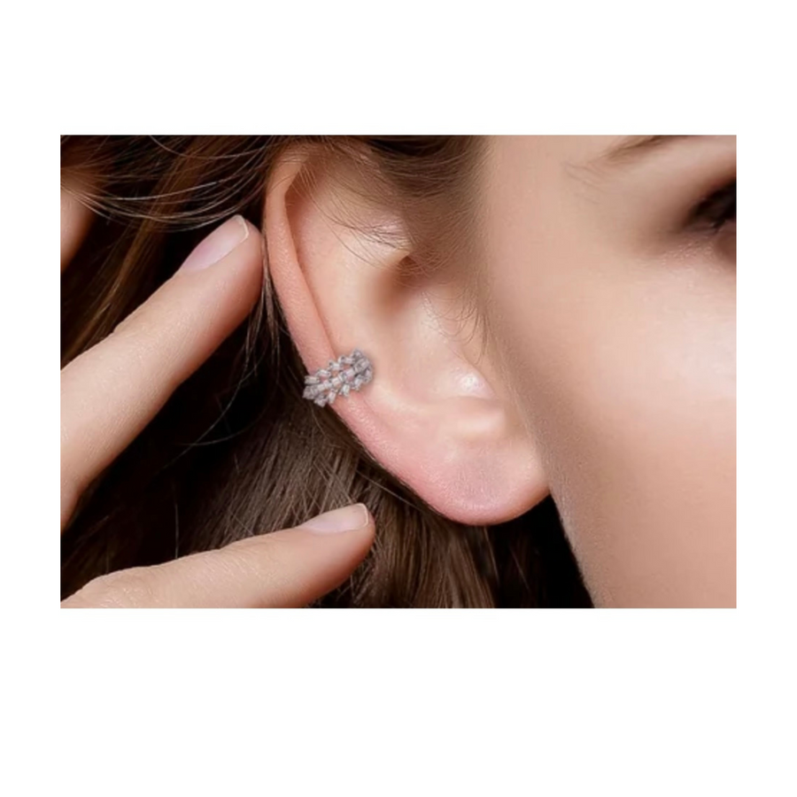 【EARCUFF】Sydney Splendid Fireworks Diamond Ear Cuff 18K Gold