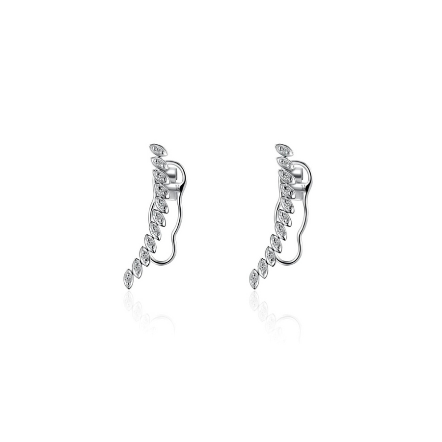 【EARCLIMBER】Ivy Marquise Diamond Ear Climber 18K Gold