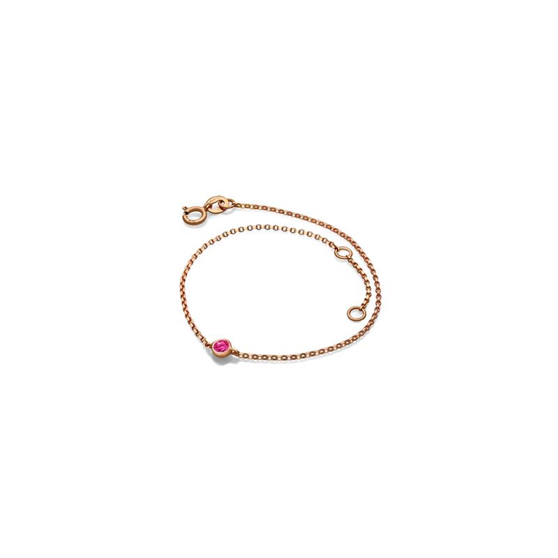 【TO ME, FROM ME.】Tourmaline Bracelet 18K Gold Oct. Birthstone