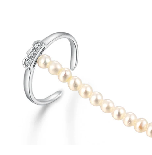 【BUBBLE TEA】Miss YH Diamond Pearl Ring 18K Gold