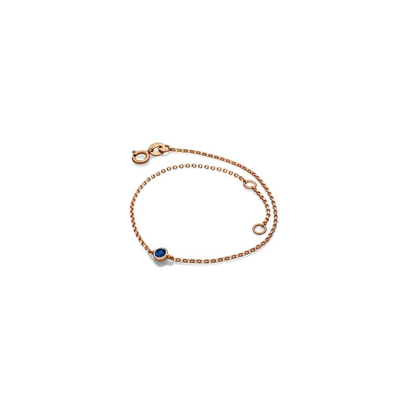 【TO ME, FROM ME.】Sapphire Bracelet 18K Gold Sep. Birthstone