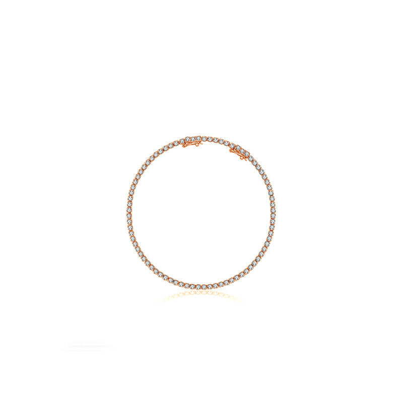 【BEEN THERE】Diamond Bracelet Thin Tennis 18K Gold