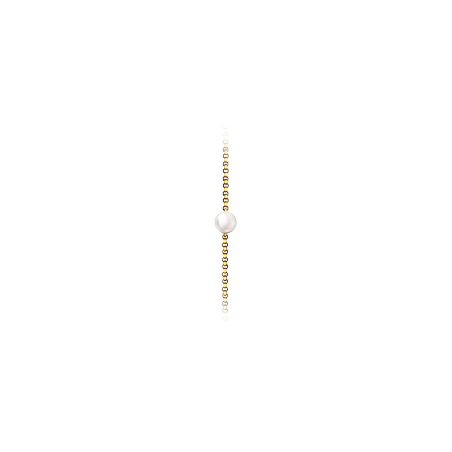 【TO ME, FROM ME】Pearl Bracelet 18K Gold June Birthstone
